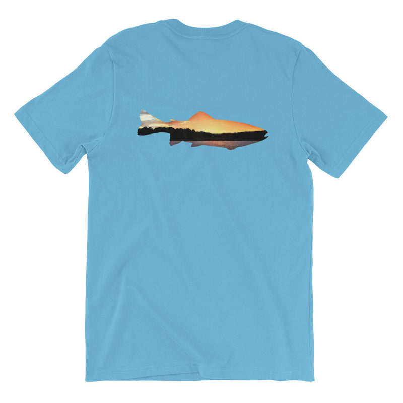 Sunset Trout Short Sleeve Tee